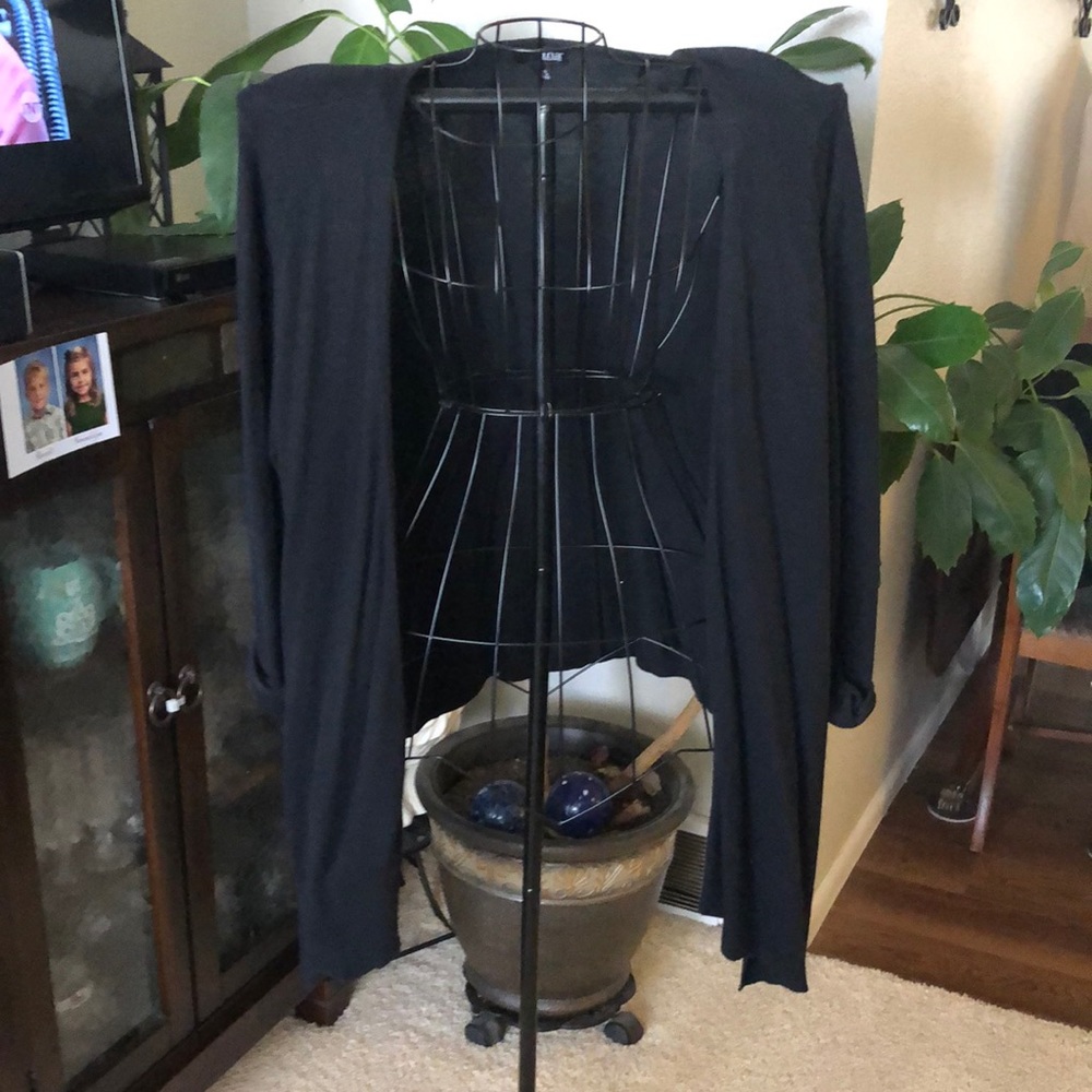 Black cardigan